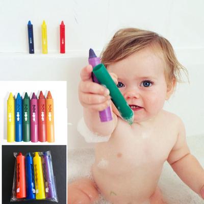 Crayon de salle de bain effaçable, jouet Graffiti, stylo à gribouiller pour bébés et enfants, 6 pièces/ensemble