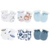 3Pair Thickened Lamb Wool Baby Gloves Anti Scratch Soft Elastic Winter Warm Newborn Mittens Infant Hand Covers Comfortable Protective Gear 0-1 Years