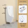 LANGZHIWEN Wall-Mounted Ceramic Urinal