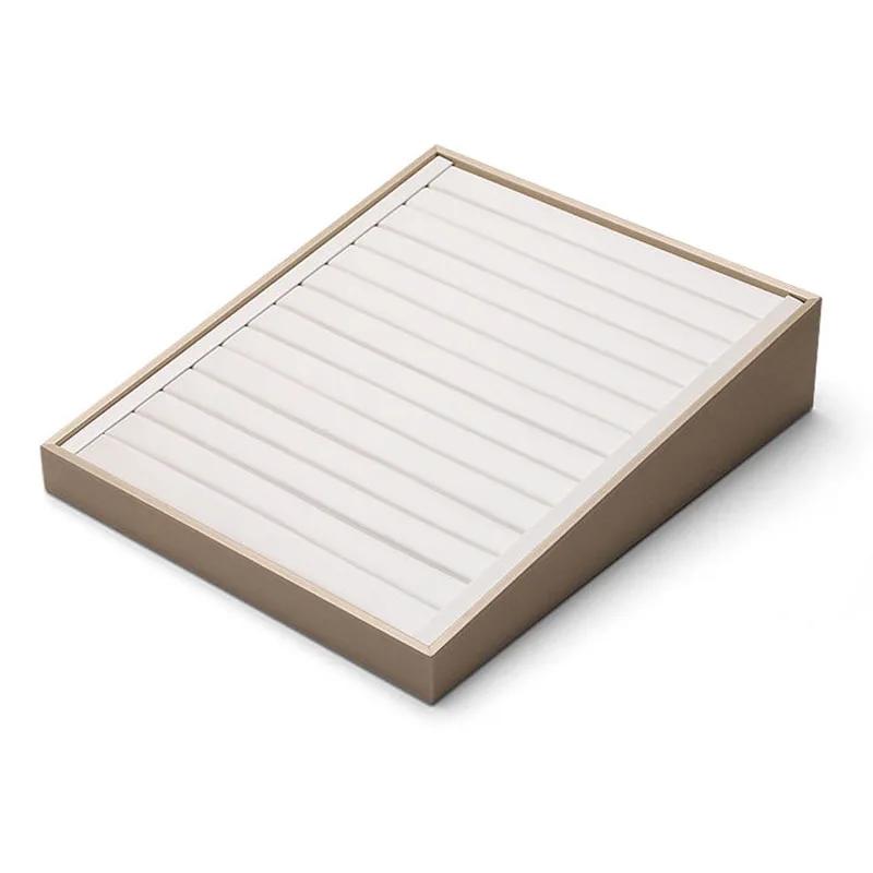 

Jewelry Pendant Display Tray Earrings Necklace Ring Storage Showcase Plate Vertical Horizontal Dual-use Jewelry Organizer Boxes