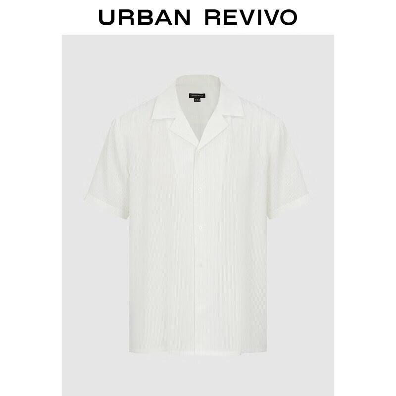 UR2026 Men s Solid Color Short Sleeve Shirt L