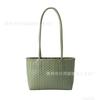 New woven tote bag women's large-capacity shoulder handbag commuter vacation versatile fashion simple bag
