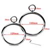 Alloy Round Choker Necklace - Erotic Adult Toys for Couples, Metal SM Flirting & Foreplay Accessory
