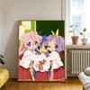Cartoon L-Lucky S-Star ANIME   Classic Vintage Posters Whitepaper Prints Posters Artwork Kawaii Room Decor