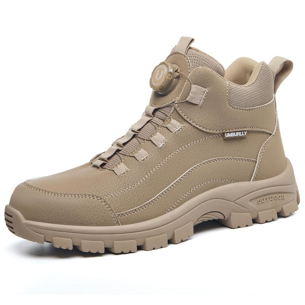 Men's High Top Safety Shoes With Steel Toe Cap Boots Indestructible Shoes Men Work Safety Boots Protective Men's Work Shoes