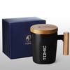 Ceramic Mug with Wooden Handle