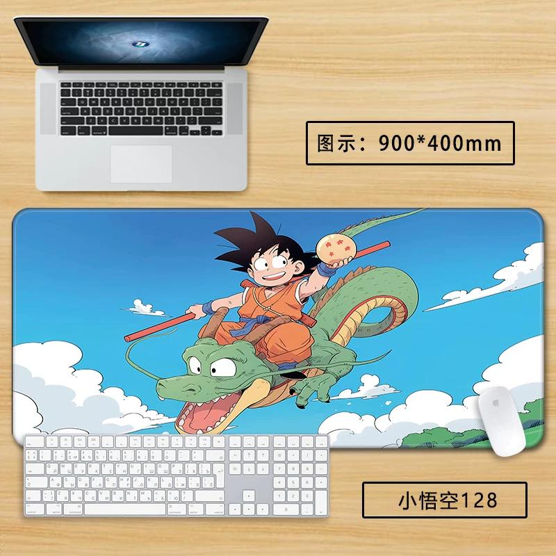 Neuer Schlichter Stil Son Goku Leder Mauspad Übergröße Animation Dragon Ball Kakarotto Kreative Computer Tastatur Büro Rutschfest Wasserdicht Tischmatte