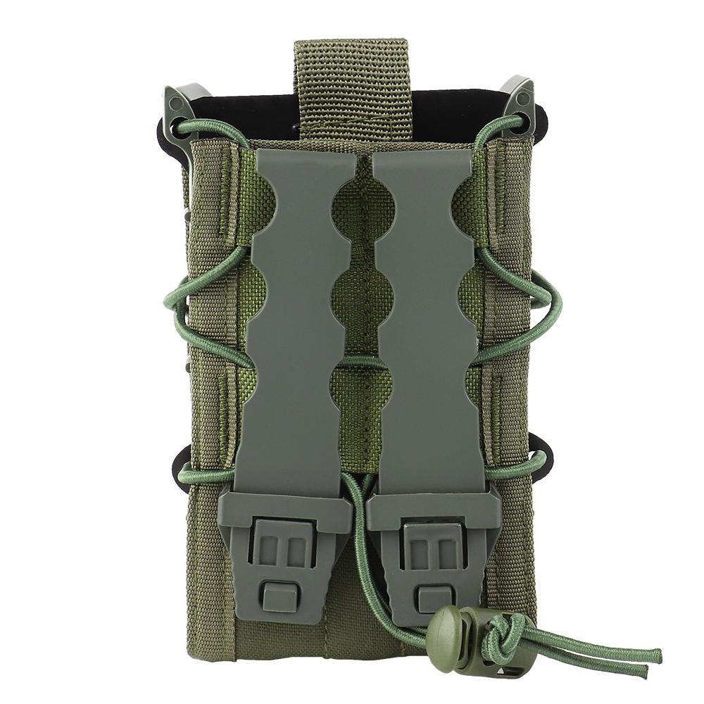 Tiger Double Magazine bag quick-release Function bag 5.56/7.62molle Double-layer accessory bag