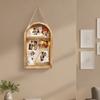 Wooden Photo Frame Display Box Hanging Keepsake Display Box Picture Frame Shadow Box  Dried Flowers