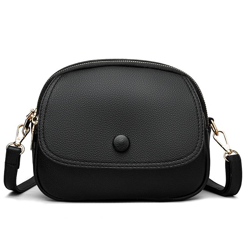 Bag women's new multi-compartment small square bag simple and versatile women's messenger bag trendy fashion casual shoulder bag
