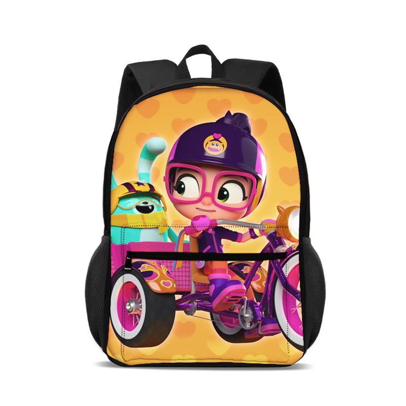 Abby Hatcher Rucksack Outdoor Bergsteigen Neuer Cartoon-Druck Schüler Jungen und Mädchen Bestes Geburtstagsgeschenk für die Schule