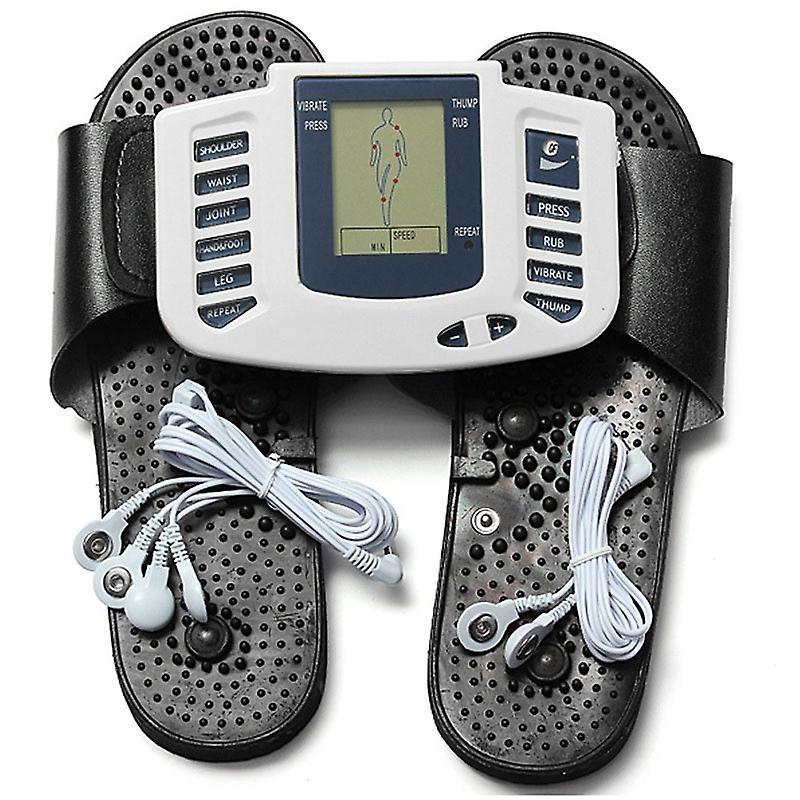 New Electrical Stimulator Muscle Massager Slipper Electrode Pads Body Relax Pulse Tens Acupuncture Therapy Digital Machi