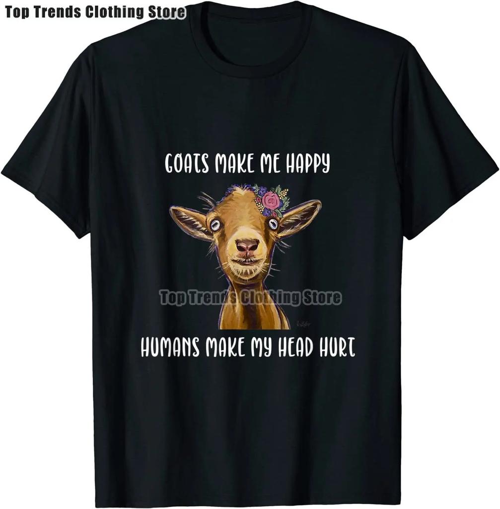 Życie jest lepsze z kozami Koszulka dla miłośnika kóz