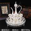 Elegant Zinc Alloy Barware Set 8-Piece Vintage Inspired Serving Home Dining Table Decor
