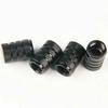 Tire Valve Caps Aluminum Black Car Bike Wheel Stem Air Valve Caps Tire Pressure Cap Dustproof Wheel Stem Air Valve Caps
