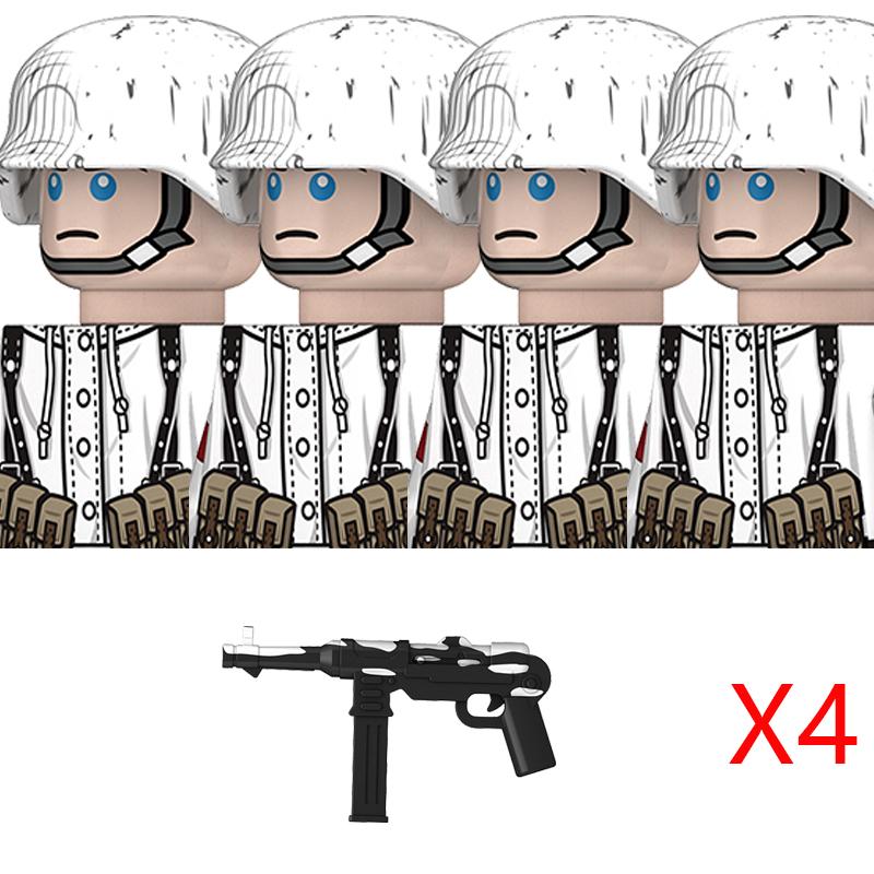 High-Quality Ww2 High-Quality Germany High-Quality Winter Military figure Army style High-Quality Army High-Quality Building High-Quality Blocks