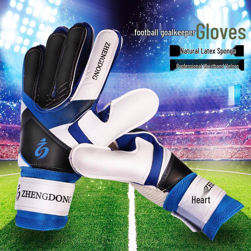 Anti-Slip Latex Goalkeeper Gloves for Kids, Teens, Adults - Professional Training & School Use