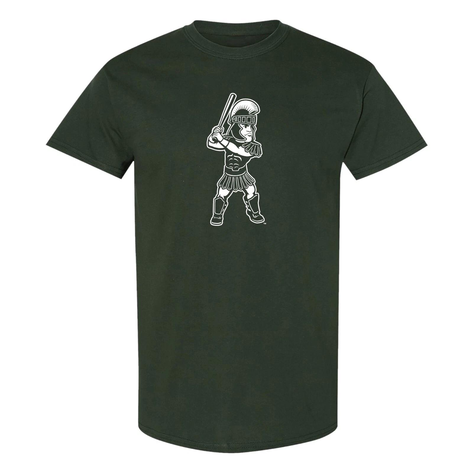 Michigan State Sparty Baseball Mark T-Shirt - White M