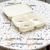 Disposable Corn Starch Round Meal Box with Inner Tray