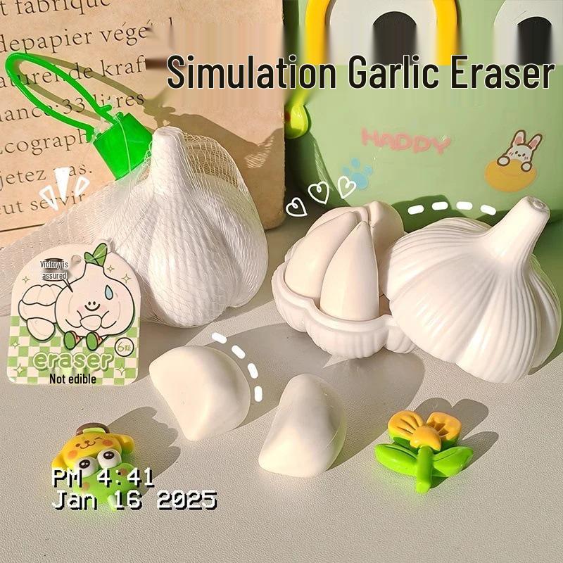 Newcomer Discount: 5 Yuan Off - Creative Garlic Eraser Blind Box for Pranks