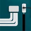 1PC 1m/39.37in High Quality Soft Cord Cover Durable Flexible Wire Cover PVC Cable Management Floor Cable Cover Indoor