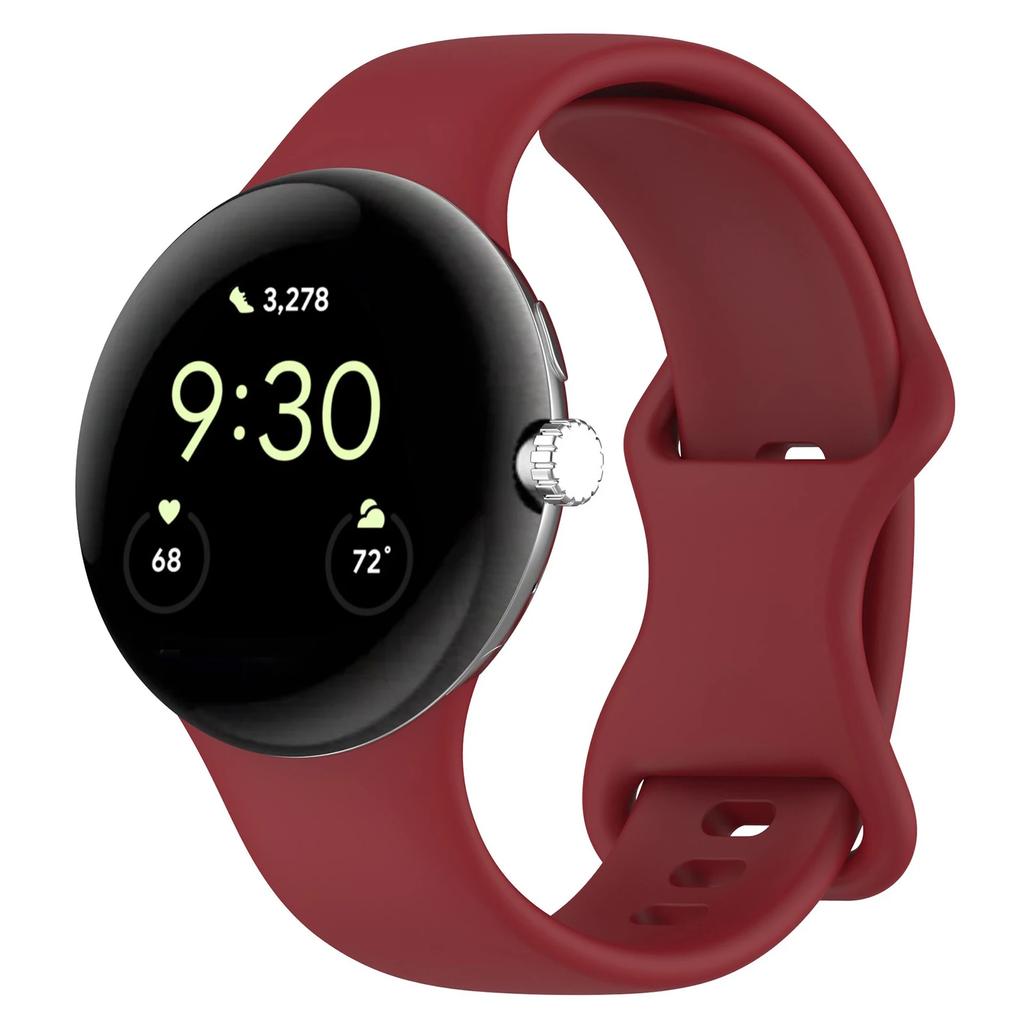 Soft Silicone Strap for Google Pixel Watch 4 3 45mm 41mm Official Original Replaceable Wristband for Google Pixel Watch 3/2 Band
