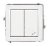 Deco Single Pole Switch with Staircase (Separate Power Supply) White Dwp-10.2