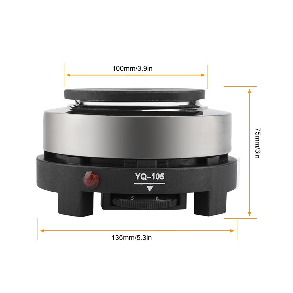 Ohřívač kávy Elektrický Mini Vařič Mini Vařič Varná Deska Přenosný 500W Elektrický Mini Vařič Horká Plotýnka Multifunkční Domácí Ohřívač