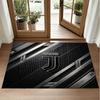 Juventus FC Design Crystal Velvet Rug Soft Decorative Mat for Bedroom Entrance