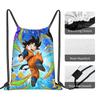 Custom DBZ Dragons Goku Ball Drawstring Backpack Women Men Sport Gym Sackpack Foldable Eccentric Shopping Bag Sack