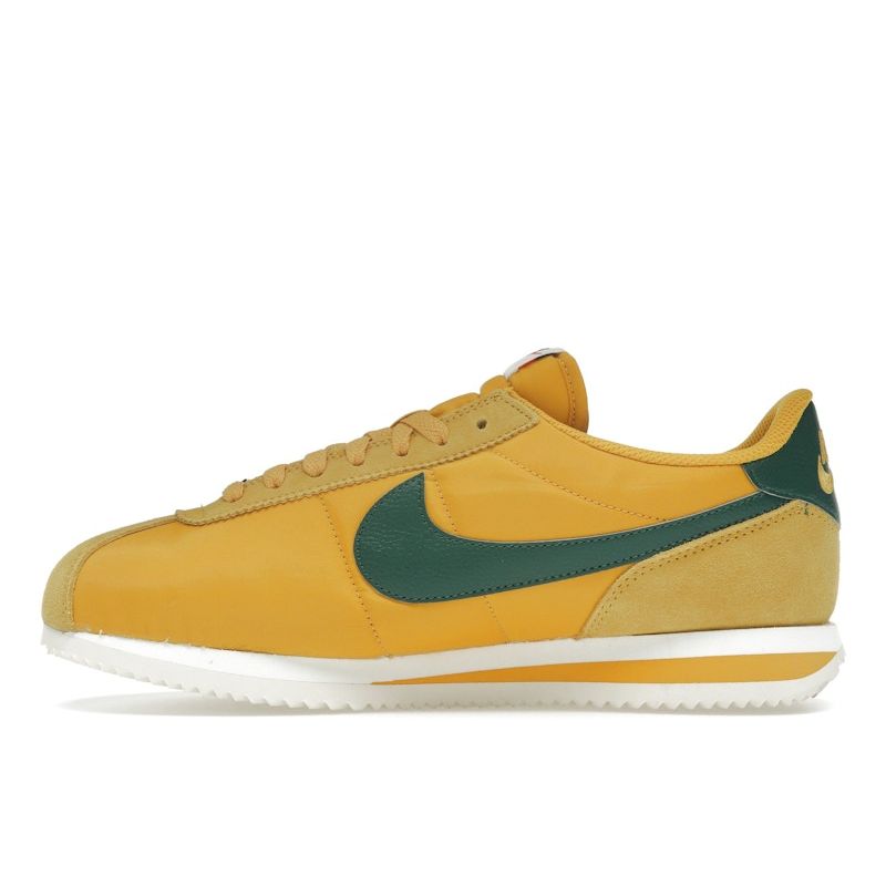 Nike Wmns Cortez Textile Yellow Ochre Gorge Green Safety Orange Black Retro Running Lifestyle Casual Sneakers DZ2795-702