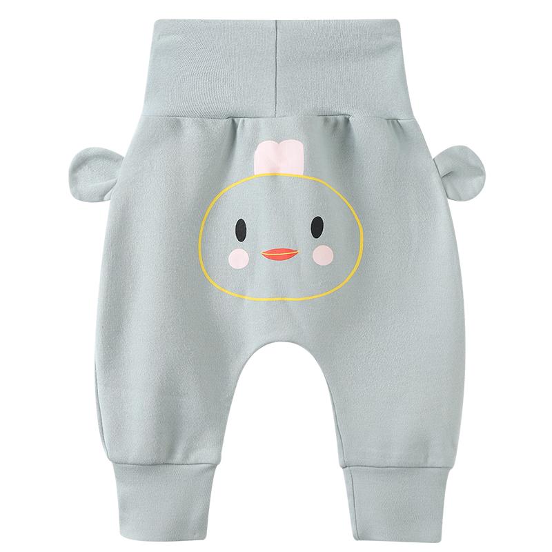 Youqi Dětské jarní/podzimní kalhoty s rozepínáním v rozkroku