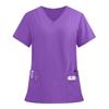 V-hals Scrubtop voor Dames Comfortabele Pasvorm Uniformen & Scrubs met Zakken Geschikt voor Scrubs Dames
