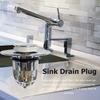 Sink Plug Drain Strainer Shower Prevent Clogging Sink Drain Bounce Plug Washbasin Bathroom Water Stopper Cover