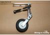 Cang Lang Remote Control Aircraft DIY Parts: Servo Kneeling Shock Absorber with Front/Rear Wheels and Steering Landing Gear Set