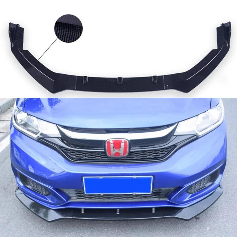 Honda Fit 2018-2020 Front Lip: Three-Section Sport Bumper Modification