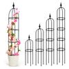 Plant Obelisk Trellis Climbing Plants Garden Tower Trellis Outdoor Rose Bush Support Rustproof Metal Trellis for Potted Plant Clematis Vine Jasmine