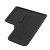 Black Smartphone Wireless Charger Rubber Mat Pad Protector for Toyota Land Cruiser Prado 250 J250 LC250 2024-2025