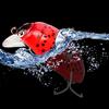 3.8 cm/4.1g Yüzen Balıkçılık Yem 3D Gözler Parlak Renk Anti Korozyon Minnow Yem Balıkçılık Aksesuarı