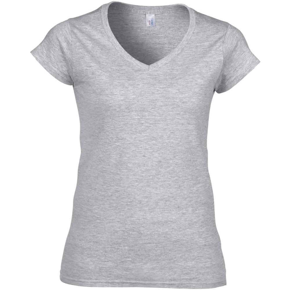 Gildan Ladies Soft Style Short Sleeve V-Neck T-Shirt