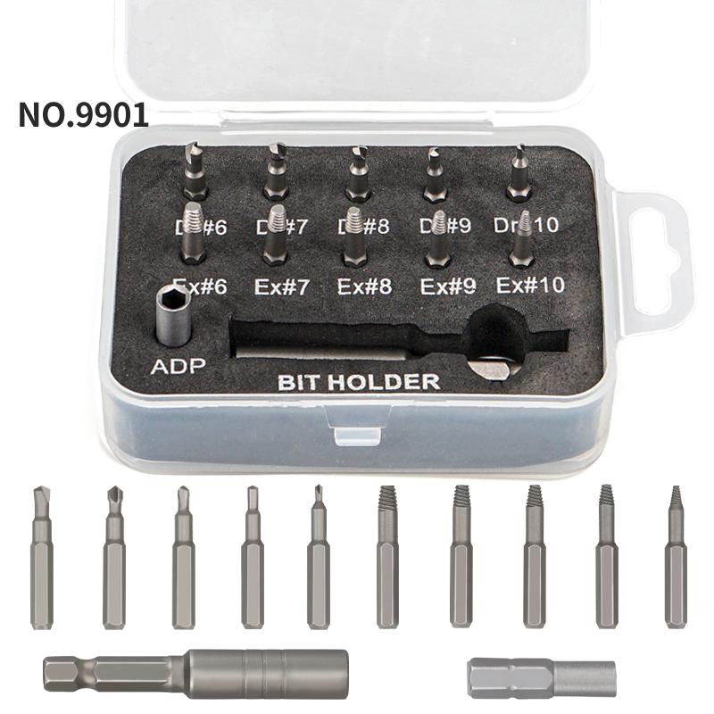 

Набор из 12 штук для извлечения поврежденных винтов, многофункциональный магнитный инструмент для извлечения сломанных болтов