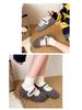 Comfortable Women's Furry Mary Jane Shoes for Autumn/Winter - Versatile, Solid Color, Cotton-Enhanced, Ideal for Home, Outdoor, and Commuting.