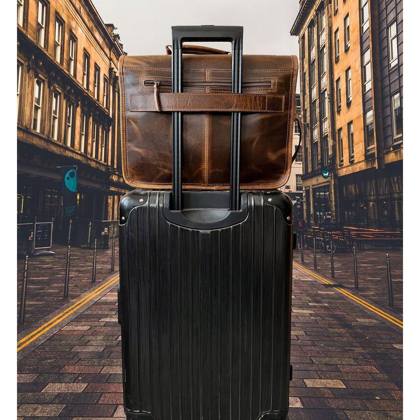 Personalized Genuine Leather Messenger Bag Laptop Bag Shoulder Bag for Women Gift for Men Office Bag Work Briefcase Rustic Bag Large Satchel