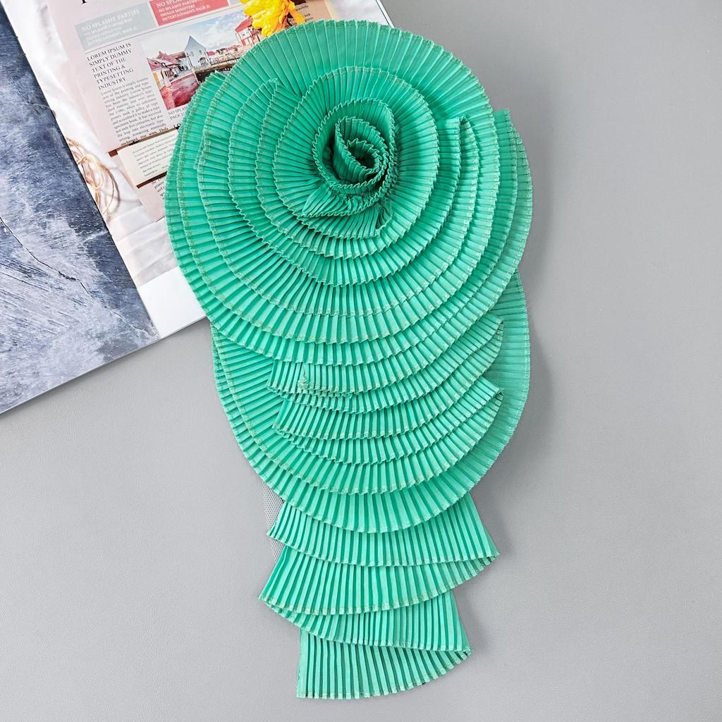 Folded Handmade Three-Dimensional Flower Accessories Clothing Dress Skirt Large Flower Decoration Corsage Cloth Sticker Accessories