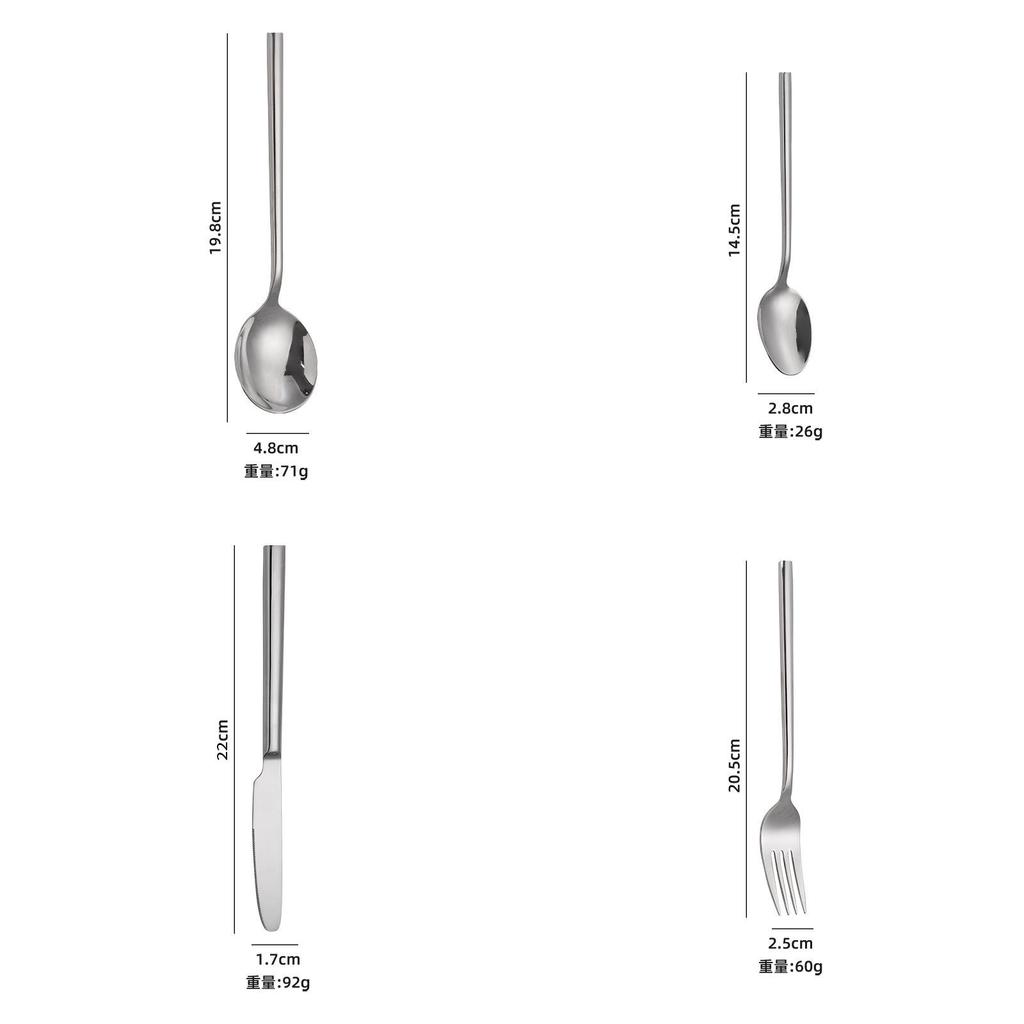 304 Stainless Steel Flatware With Mirror Finish For Elegant Dining And Gift Giving