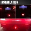 1Pcs F1 Style LED Brake Light Universal Car Rear Driving Fog Pilot Lights Tail Third Brake Lamp Signal Lamp For Auto Moto 12V