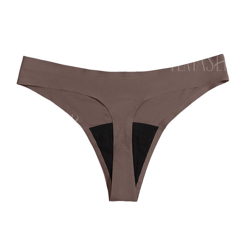 4-Layer Absorbent Menstrual Thong - Pure Cotton, Breathable, Anti-Leakage