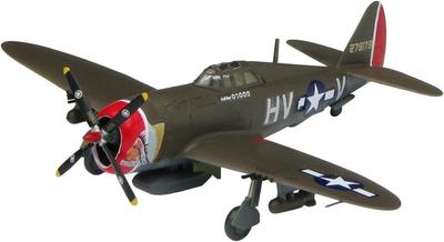 PLATZ 1/144 Scale American Fighter P-47D Thunderbolt/Razorback Set of Two Plastic Models (PDR-11)