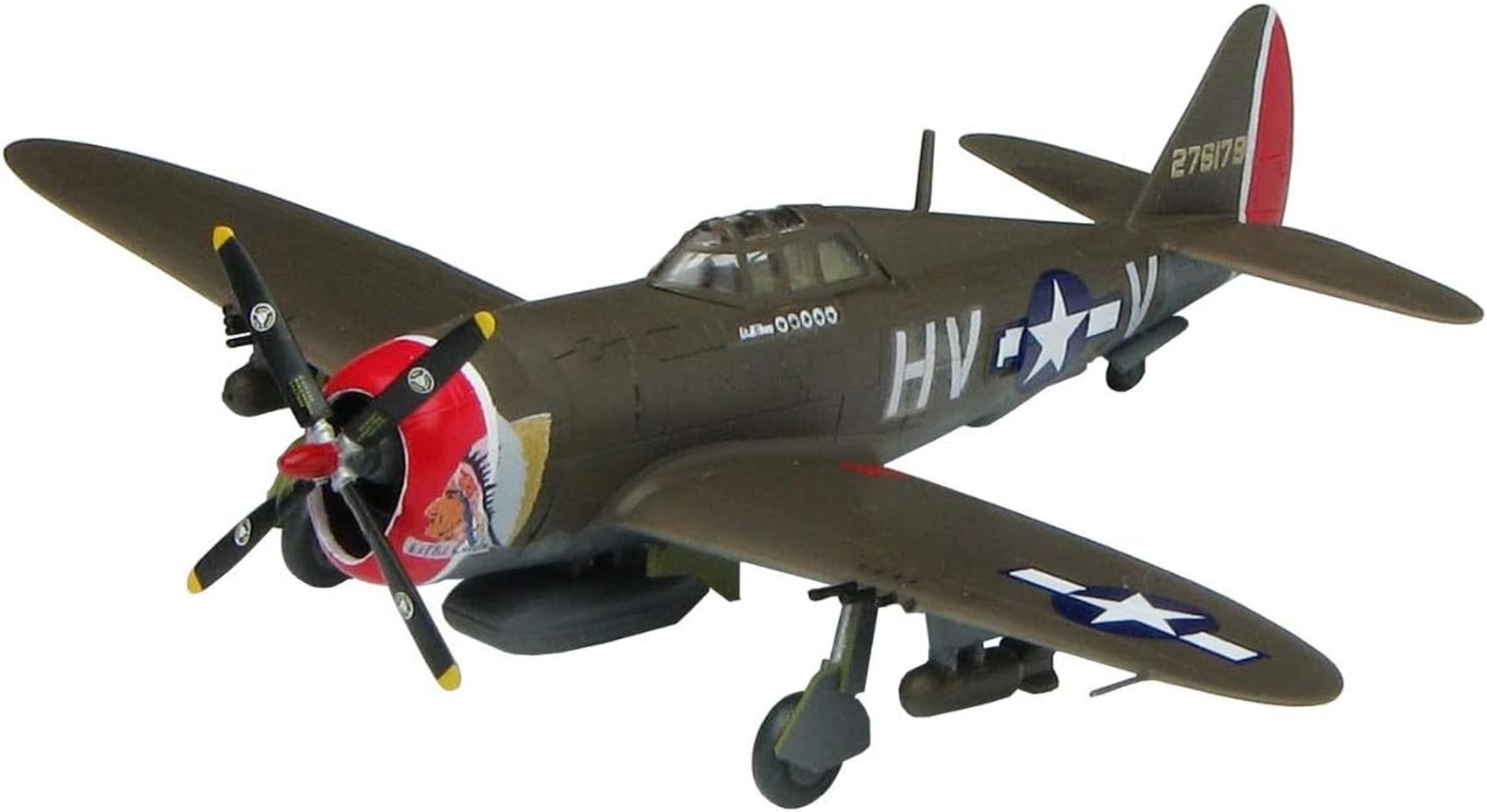 

PLATZ scale American fighter set of two plastic models 1/144 P-47D Thunderbolt/Razorback (PDR-11)