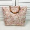New Bamboo Knot Handbag High-End Colorful Retro Women's Handheld Heavy Embroidery Trendy Evening Bag 2026